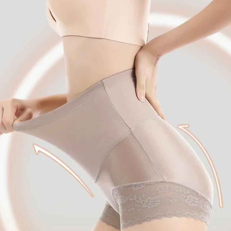 Women’s Butt-Lifting Tummy-Control High-Waist Lace Panties