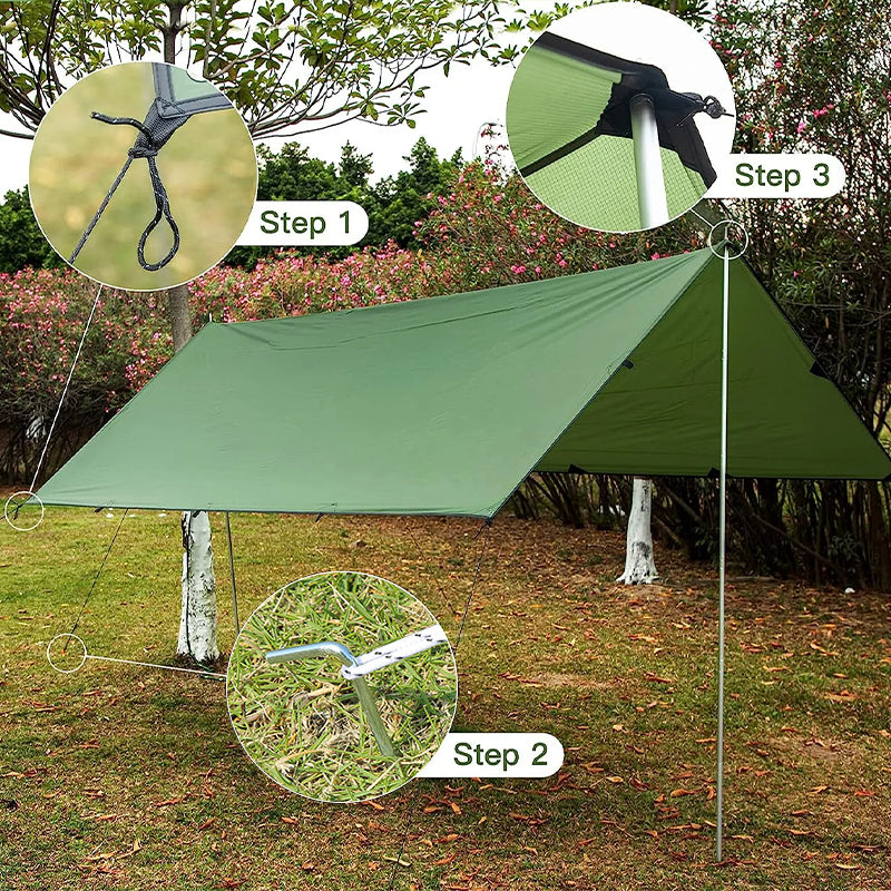 Lightweight Waterproof Sunshading Canopy