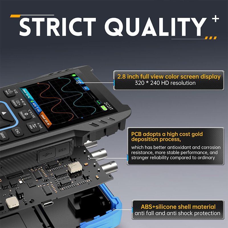 Digital Oscilloscope Multimeter DDS Generator 3 in 1