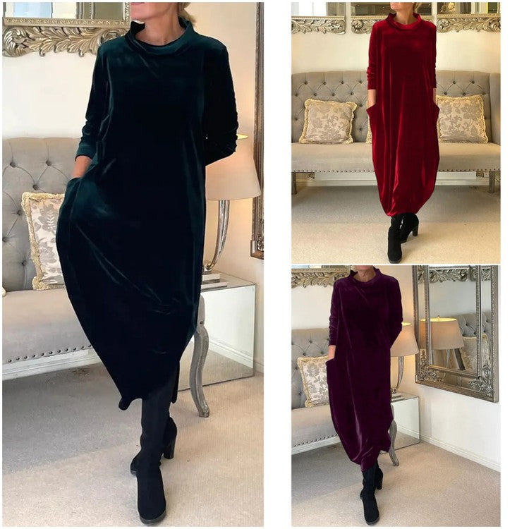 🌸Hot Sale 60% OFF🌸New slimming long dress with round neck.