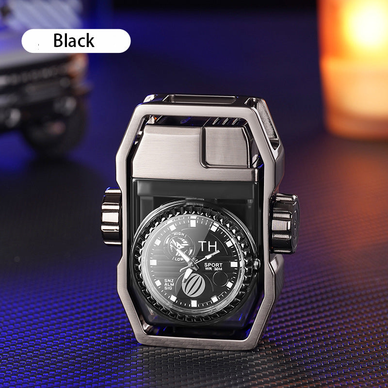 🔥Hot Sale🔥Windproof Watch Lighter with Decompression Gyro Design