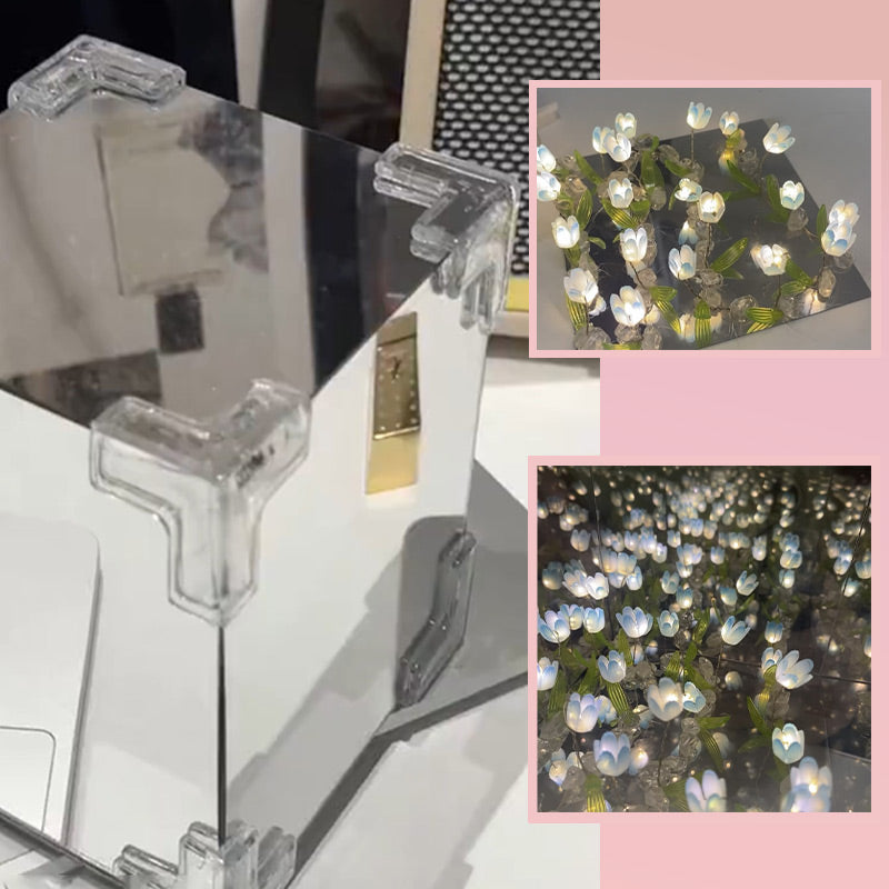 🎅Early Xmas Sales🎄Magic Cube DIY Tulip Mirror Light