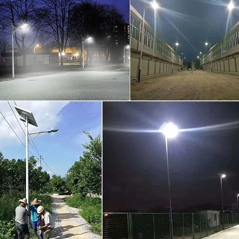 High Brightness Solar Power Street Light Set