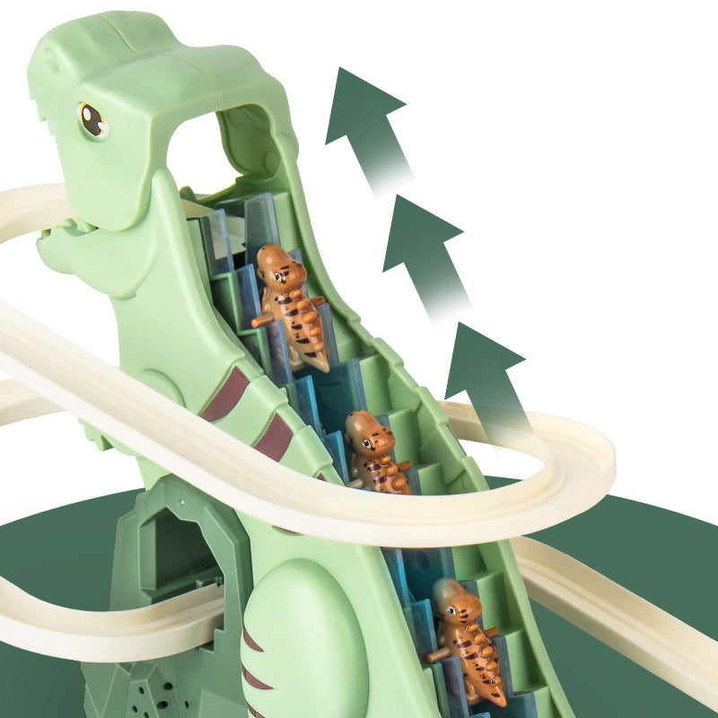 💝Gift Idea Hot sale 50% OFF-Electric Dinosaur Chase Race Track Playset🦕