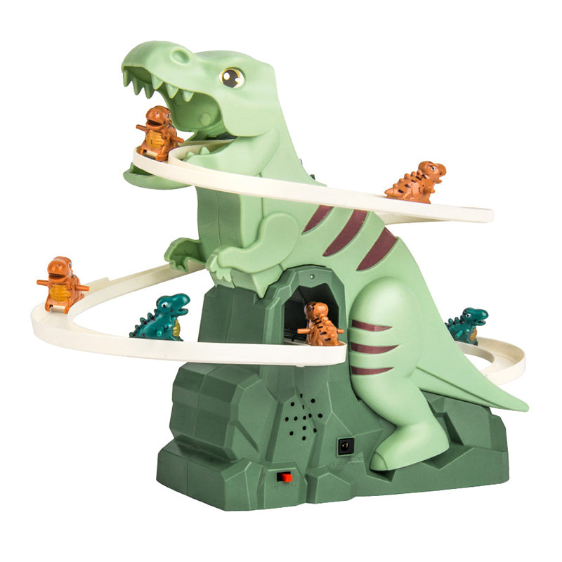 💝Gift Idea Hot sale 50% OFF-Electric Dinosaur Chase Race Track Playset🦕