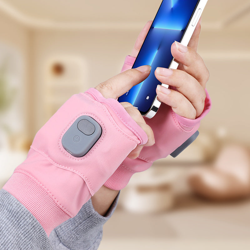 Smart Thermostatic Heated Fingerless Gloves