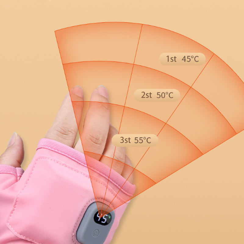 Smart Thermostatic Heated Fingerless Gloves