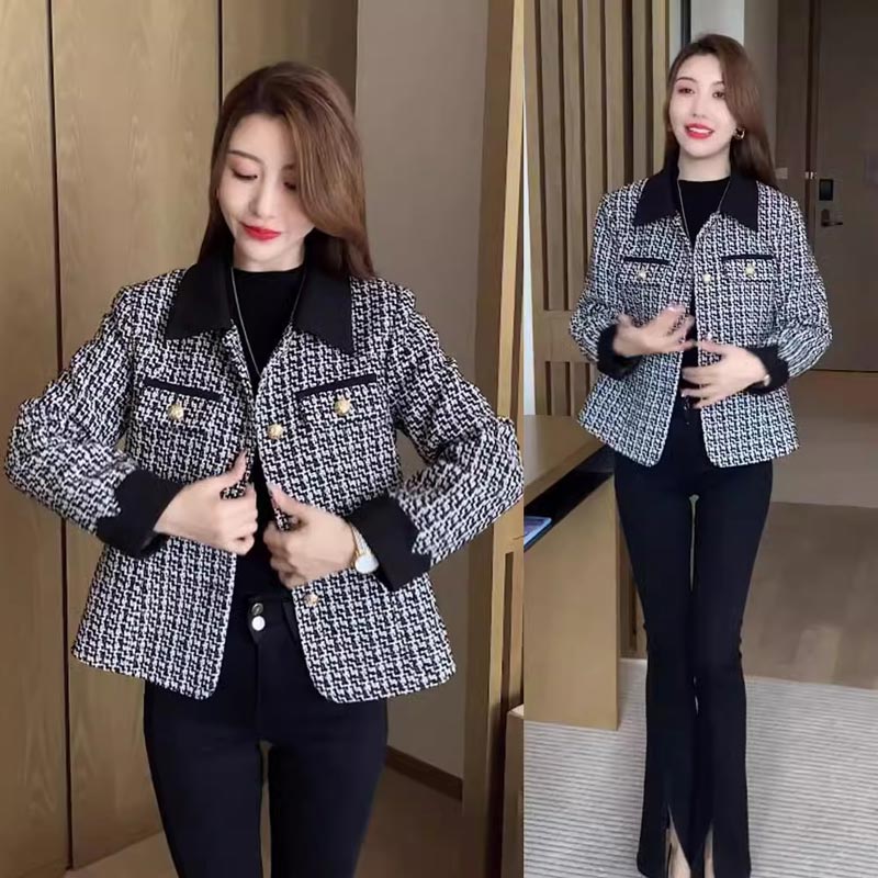 Fashionable and Elegant Short Tweed Jacket