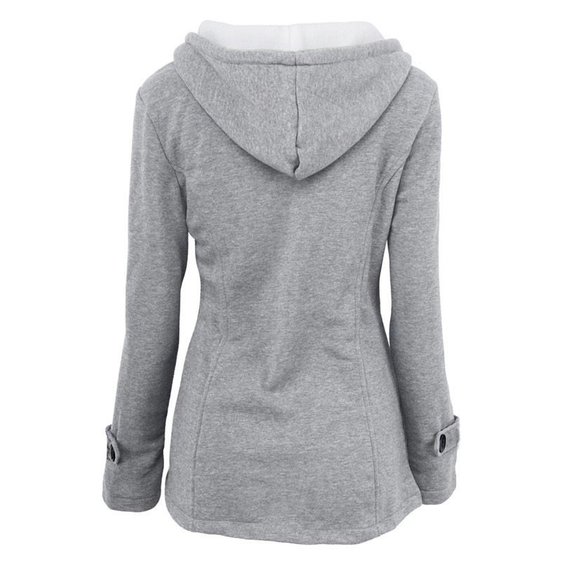 Women’s Thickened Mid-length Hooded Jacket