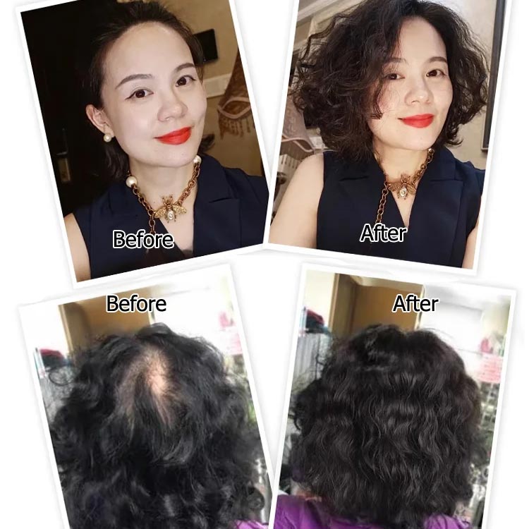 Elegant Curly Hairpiece - Cover Gray Hair/ Increase Hair Volume