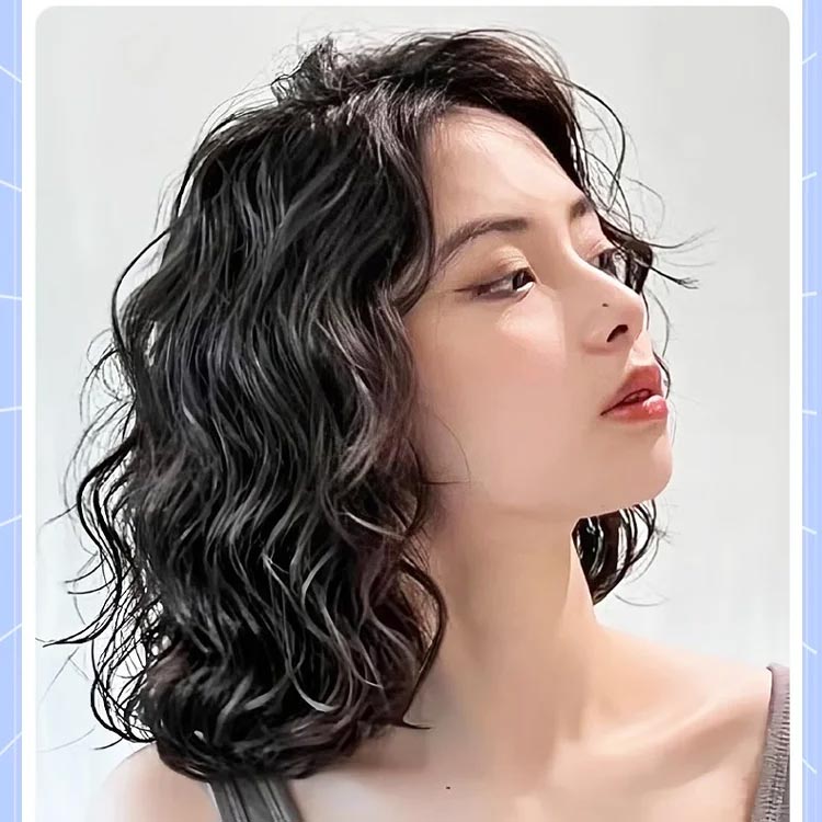 Elegant Curly Hairpiece - Cover Gray Hair/ Increase Hair Volume