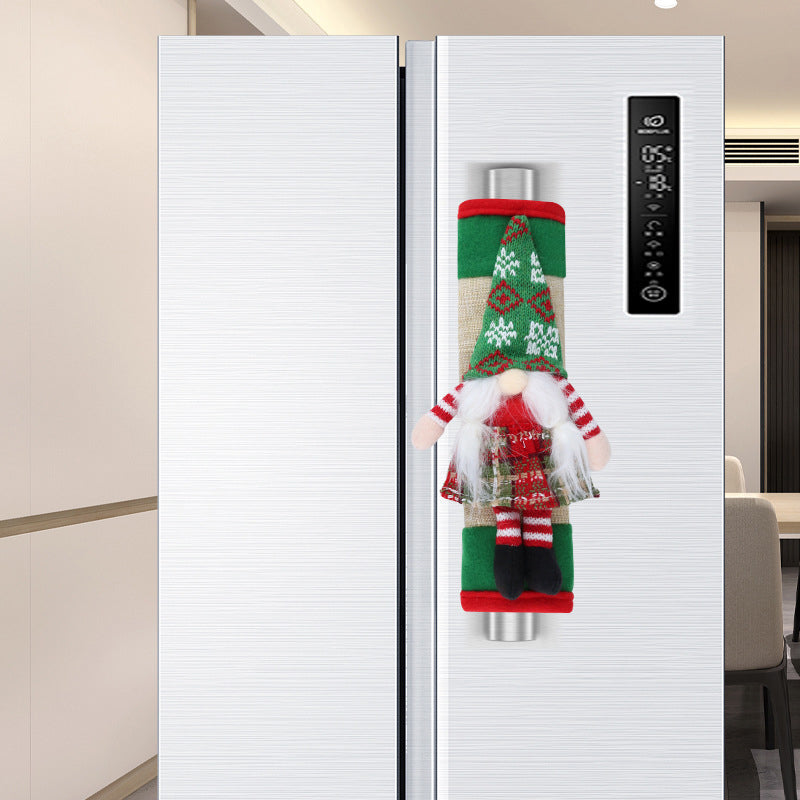 🎅Christmas Sale 49% OFF🎁Christmas Refrigerator Handle Covers Set