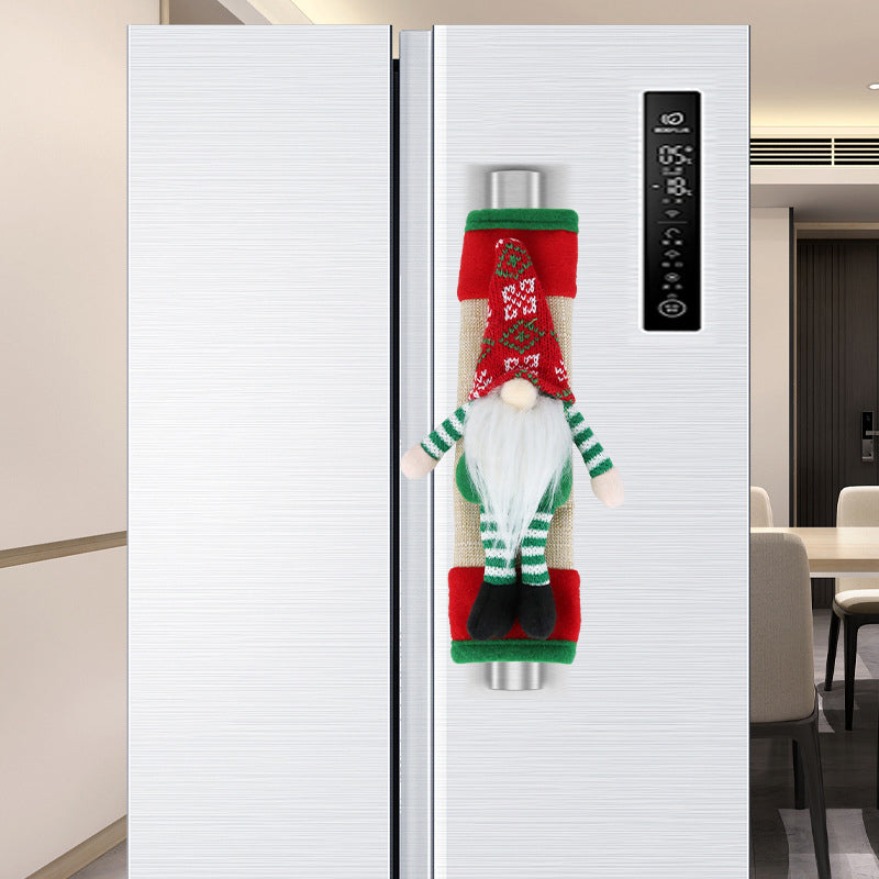 🎅Christmas Sale 49% OFF🎁Christmas Refrigerator Handle Covers Set