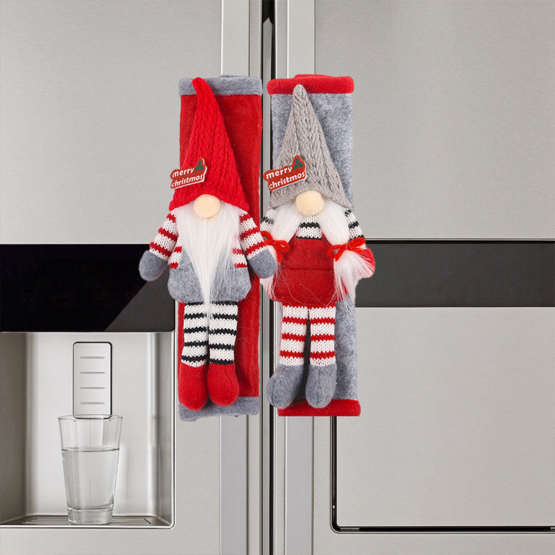 🎅Christmas Sale 49% OFF🎁Christmas Refrigerator Handle Covers Set