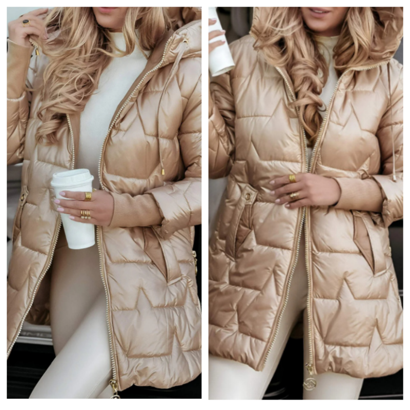 🎅Christmas Pre-sale🎁Women's Winter Warm Hooded Mid-Length Coats