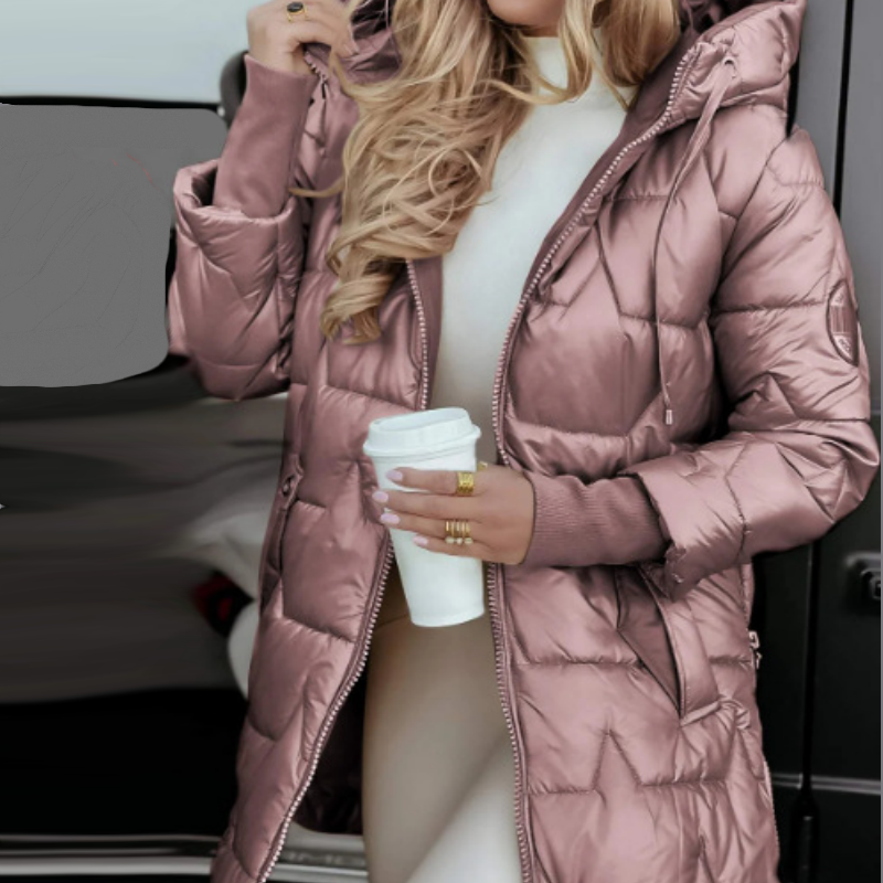 🎅Christmas Pre-sale🎁Women's Winter Warm Hooded Mid-Length Coats