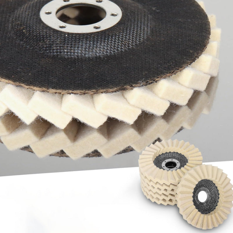 🔥Hot Sale 50% OFF🔥Wool Felt Flap Discs Polishing Wheel