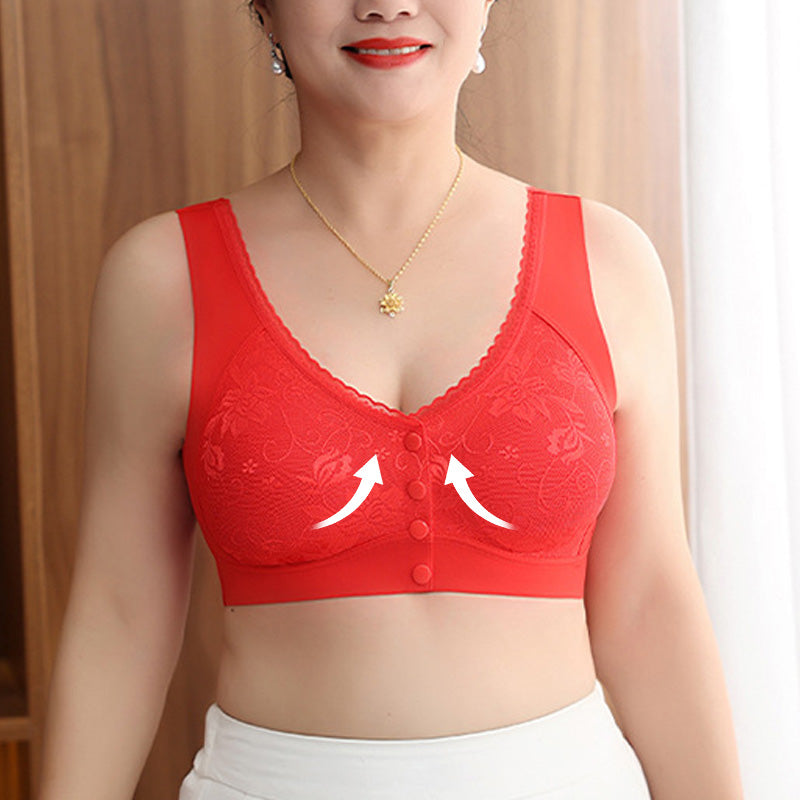 🎅Christmas Specials 50% OFF🎁Women's Comfortable Front-Closure Wire-Free Seamless Bra