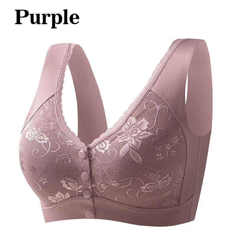 🎅Christmas Specials 50% OFF🎁Women's Comfortable Front-Closure Wire-Free Seamless Bra