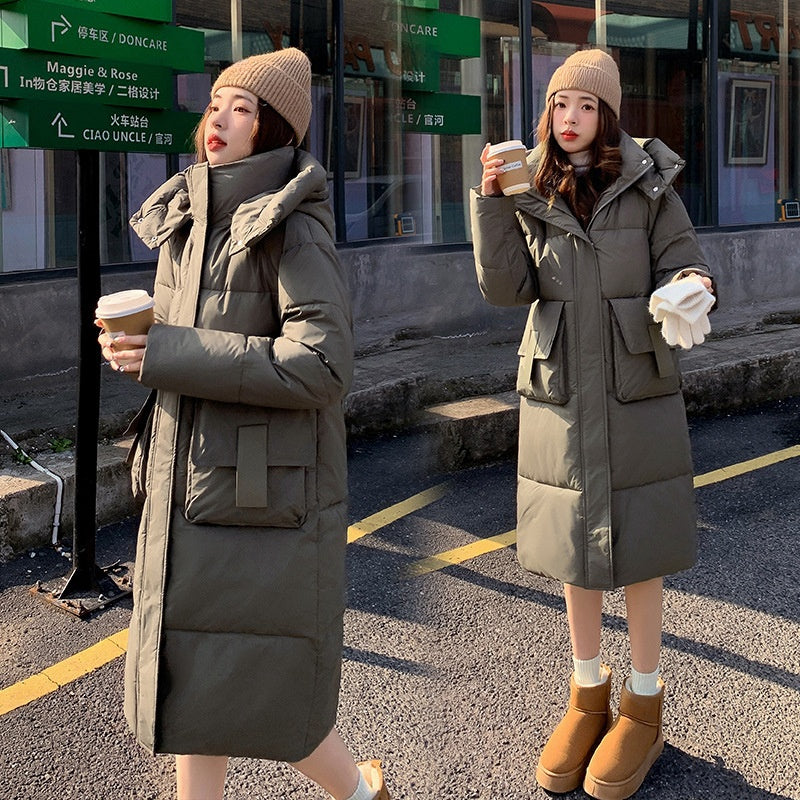 ❄️Winter Specials❄️ Women's Mid-Length Warm Windproof Quilted Puffer Coat