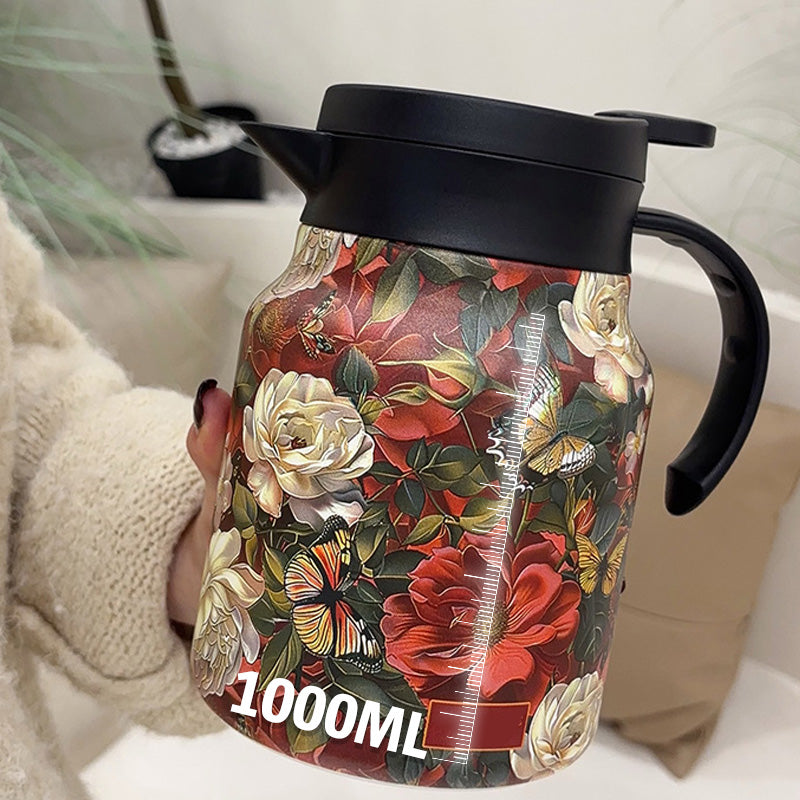 💥Hot Sale🌿1000ml Vacuum Insulated Teapot with Strainer