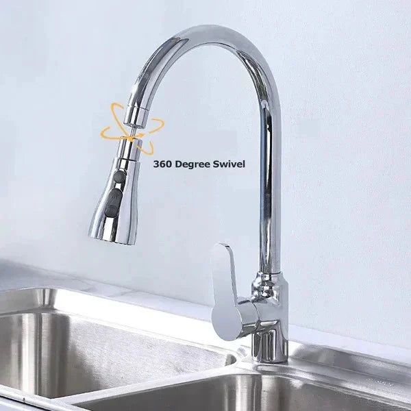 720° Rotatable 3 Function Kitchen Faucet Spray Head