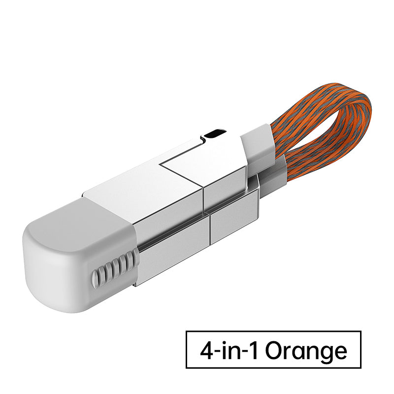 All-in-1 Portable Keychain 60W Fast Charging Cable