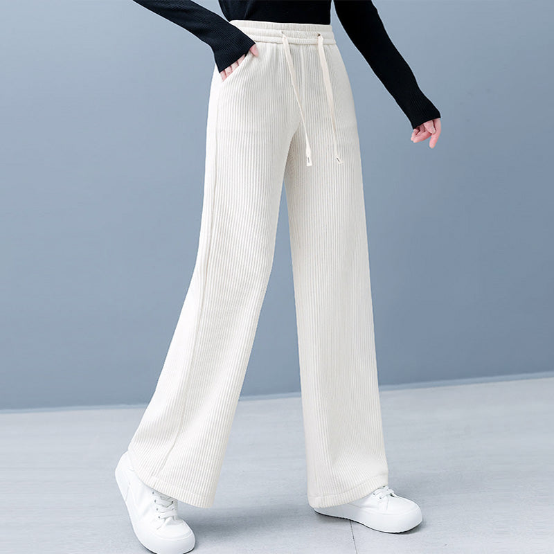 Cozy Chic Wide-Leg Drawstring Pants