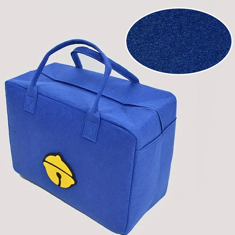 Cartoon Felt Luggage Bag