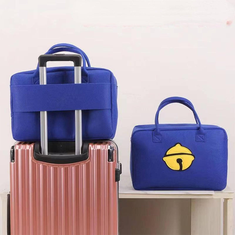 Cartoon Felt Luggage Bag