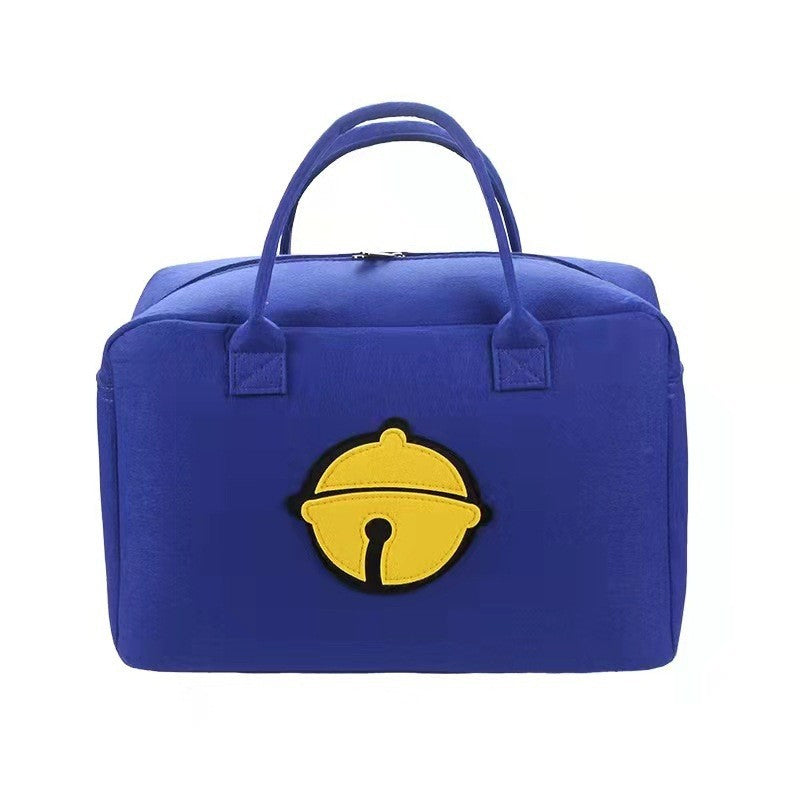 Cartoon Felt Luggage Bag