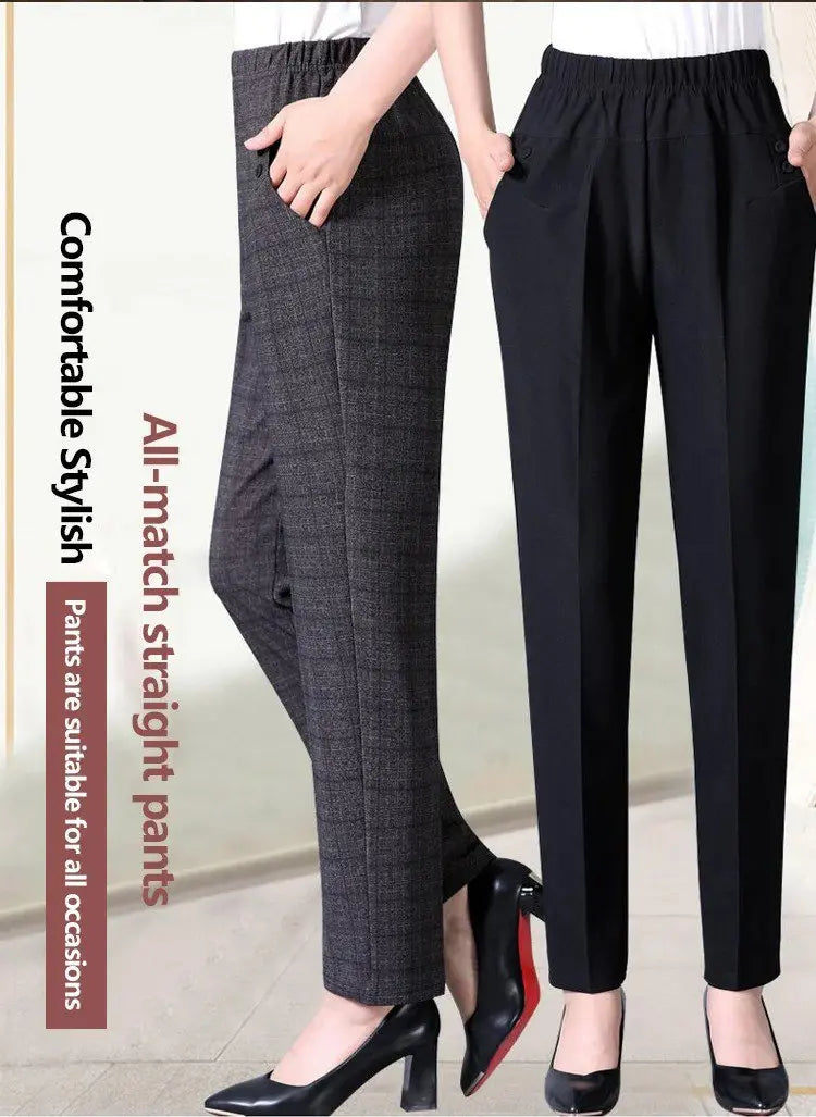 Women’s Stylish Plush Straight-leg Pants