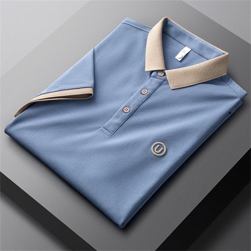 Men's Casual Embroidery Lapel Short Sleeves（50% OFF）