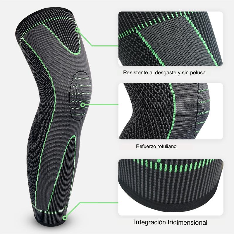 Extended Sports Knee Pads Tight Compression Leg Sleeves