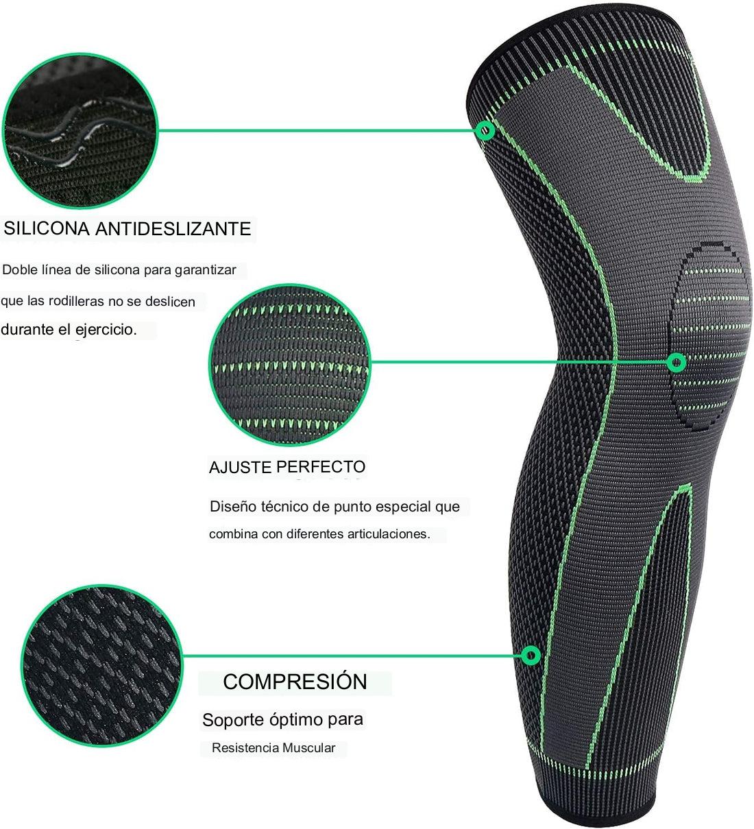 Extended Sports Knee Pads Tight Compression Leg Sleeves