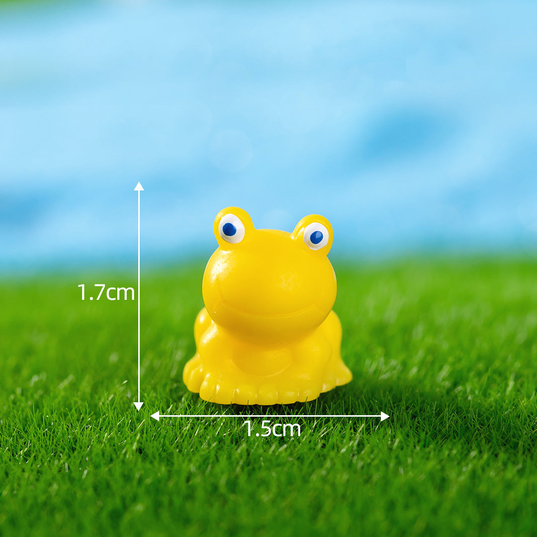 50 Pcs Resin Mini Frogs Figurine