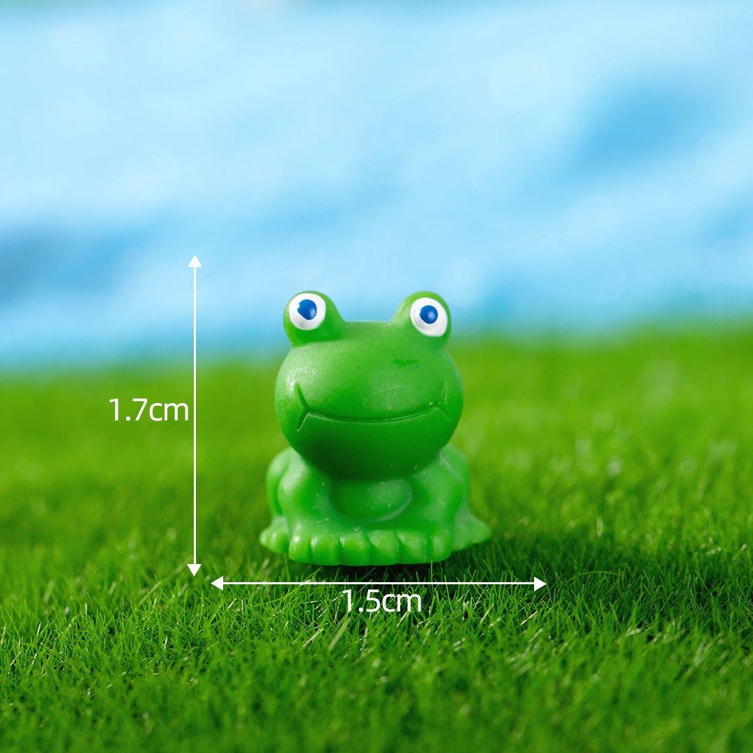 50 Pcs Resin Mini Frogs Figurine