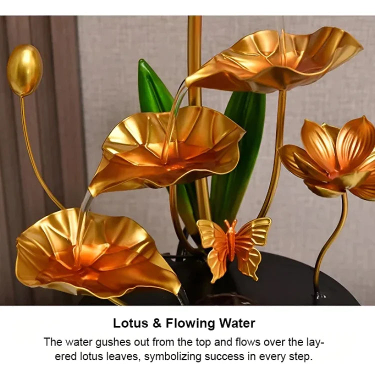 Luxury Creative Lotus Fishbowl Ornament