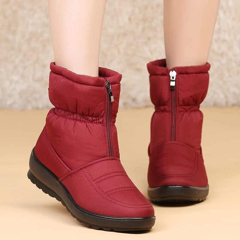 💖🔥🔥Christmas hot sale 50% off  Women's Waterproof Snow Boots（free shipping）