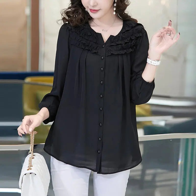 🌺 Women's Chiffon Blouse （49% OFF）