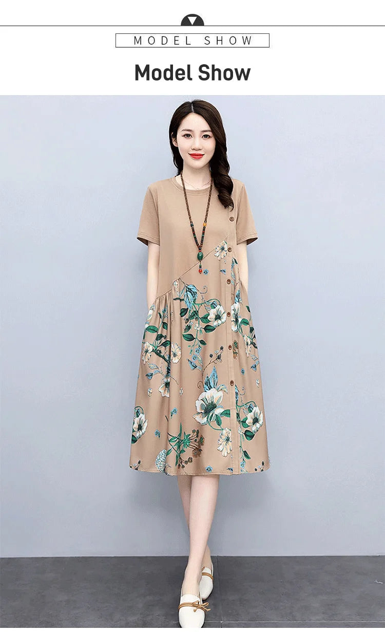 🔥NEW YEAR SALE 48% OFF🔥High-end Cotton and Linen Dress