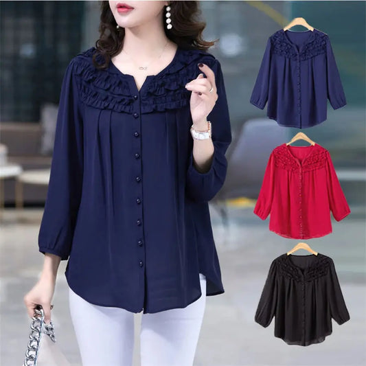 🌺 Women's Chiffon Blouse （49% OFF）