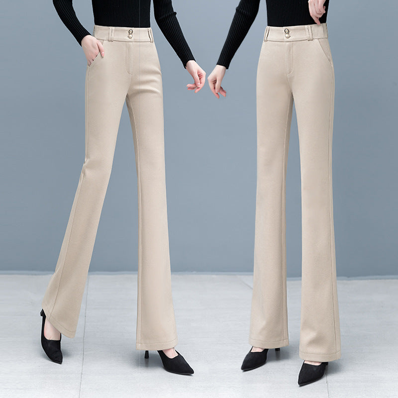 🔥HOT SALE🔥Women's Elegant High Waist Solid Flare Pants(43%OFF)