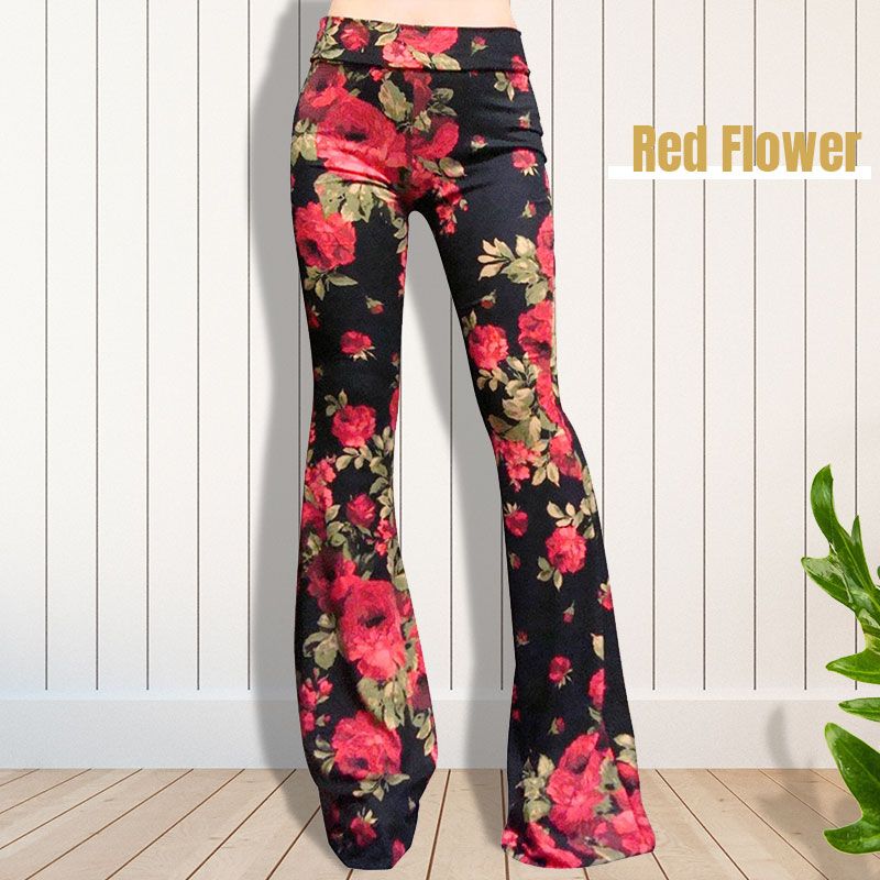 Women’s Fashionable Yoga Full-length Wide-leg Flares