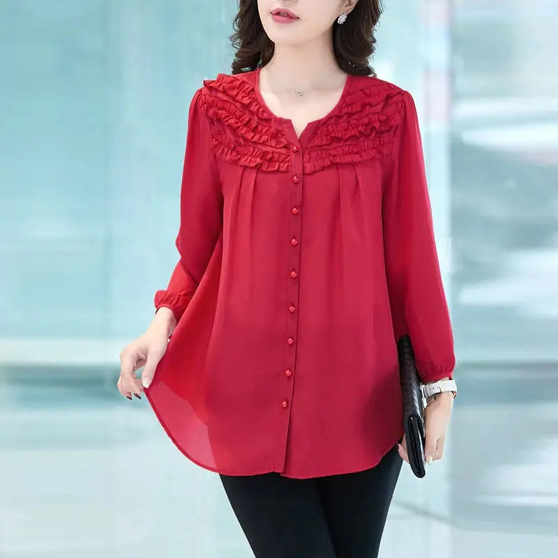 🌺 Women's Chiffon Blouse （49% OFF）