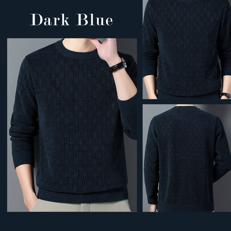 Men's Warm Exquisite Pattern Crewneck Knitwear