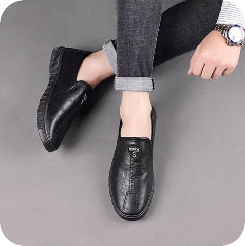 Limited-time promotion -49% OFF - Comfort orthopaedic leather loafers