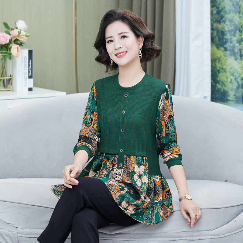 2024 Women’s Contrast Printed Shirt