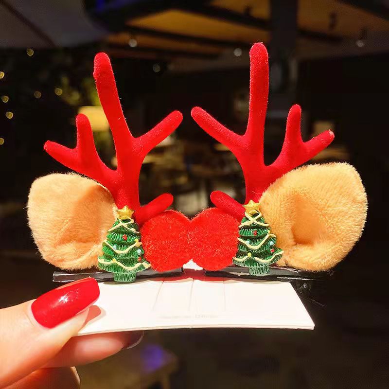 Christmas Hot Sale-Reindeer Antlers Xmas Hair Clip