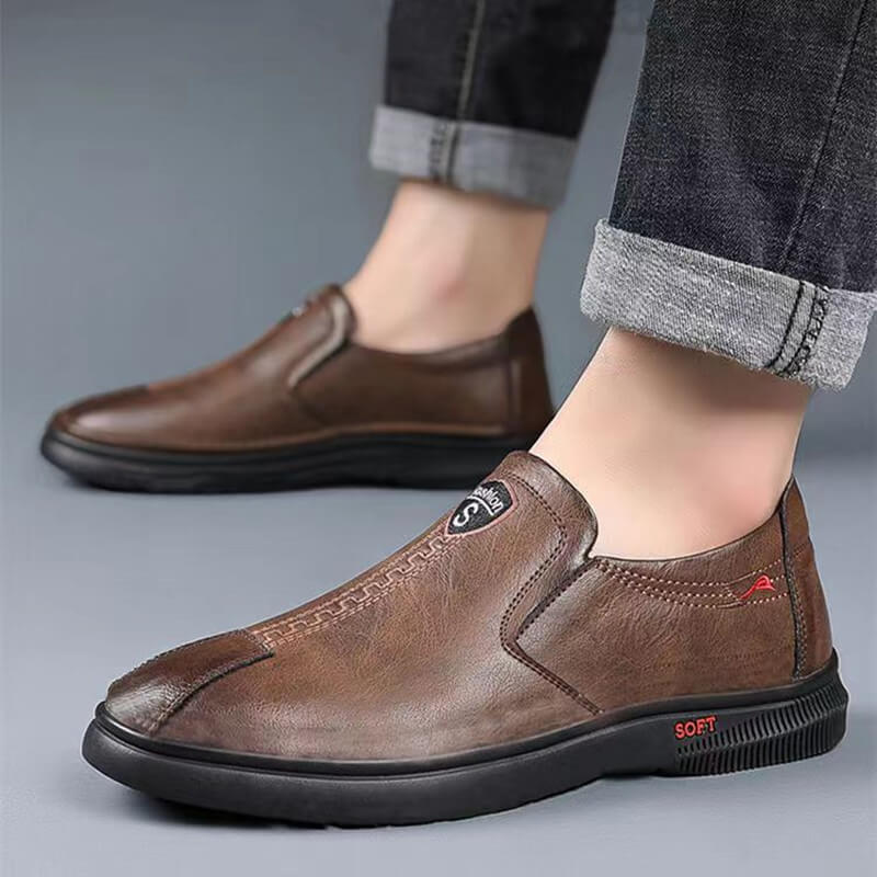 Limited-time promotion -49% OFF - Comfort orthopaedic leather loafers